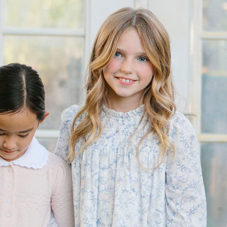 Organic Smocked Yoke Dress