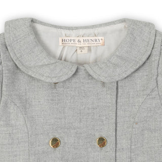 Organic Double Breasted Flannel Dress