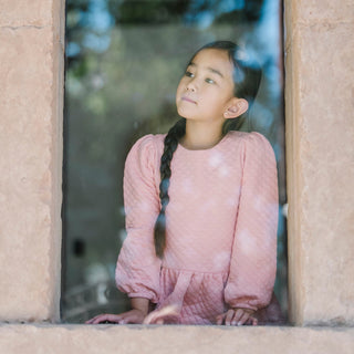 Quilted Drop Waist Dress