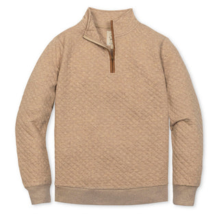 Quilted Half Zip Pullover