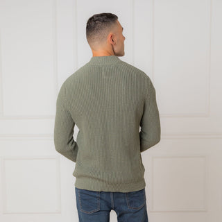 Organic Mock Neck Sweater