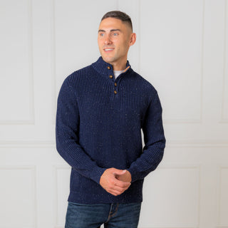 Organic Mock Neck Sweater