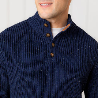 Organic Mock Neck Sweater