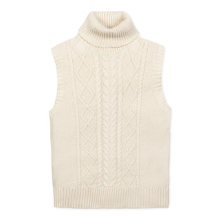 Organic Sleeveless Turtleneck