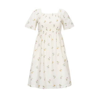 Organic Bell Sleeve Smocked Dress