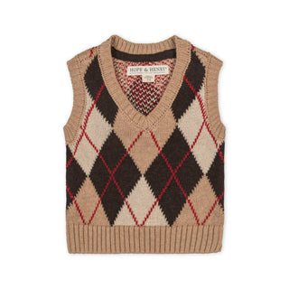 Organic Argyle Sweater Vest - Baby