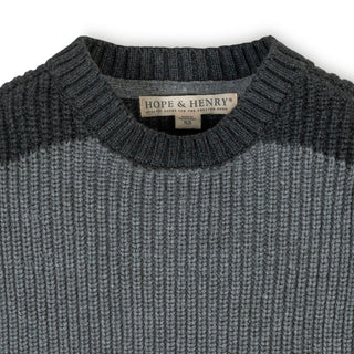 Organic Shoulder Detail Crew Neck Sweater