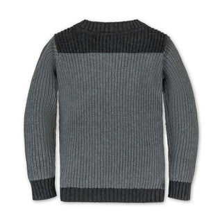 Organic Shoulder Detail Crew Neck Sweater