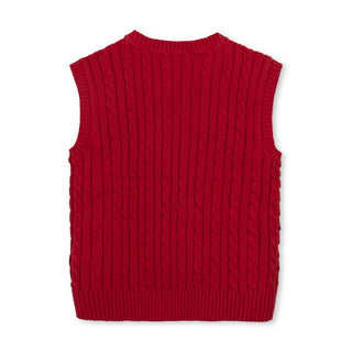 Organic Cable Sweater Vest