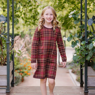 Organic Bow Sweater Dress