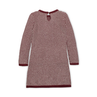 Organic Tweed Bow Sweater Dress