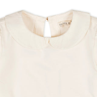 Organic Peter Pan Collar Knit Top