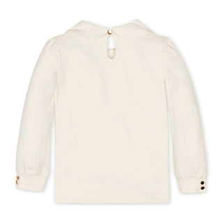 Organic Peter Pan Collar Knit Top