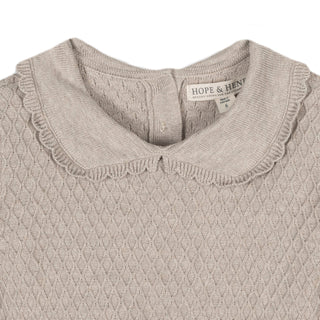 Organic Peter Pan Collar Sweater Dress