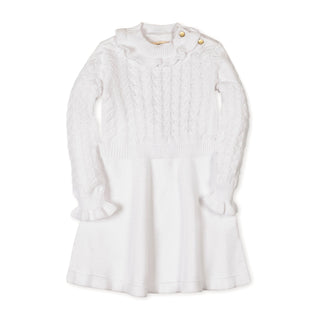 Organic Ruffle Edge Sweater Dress - Baby