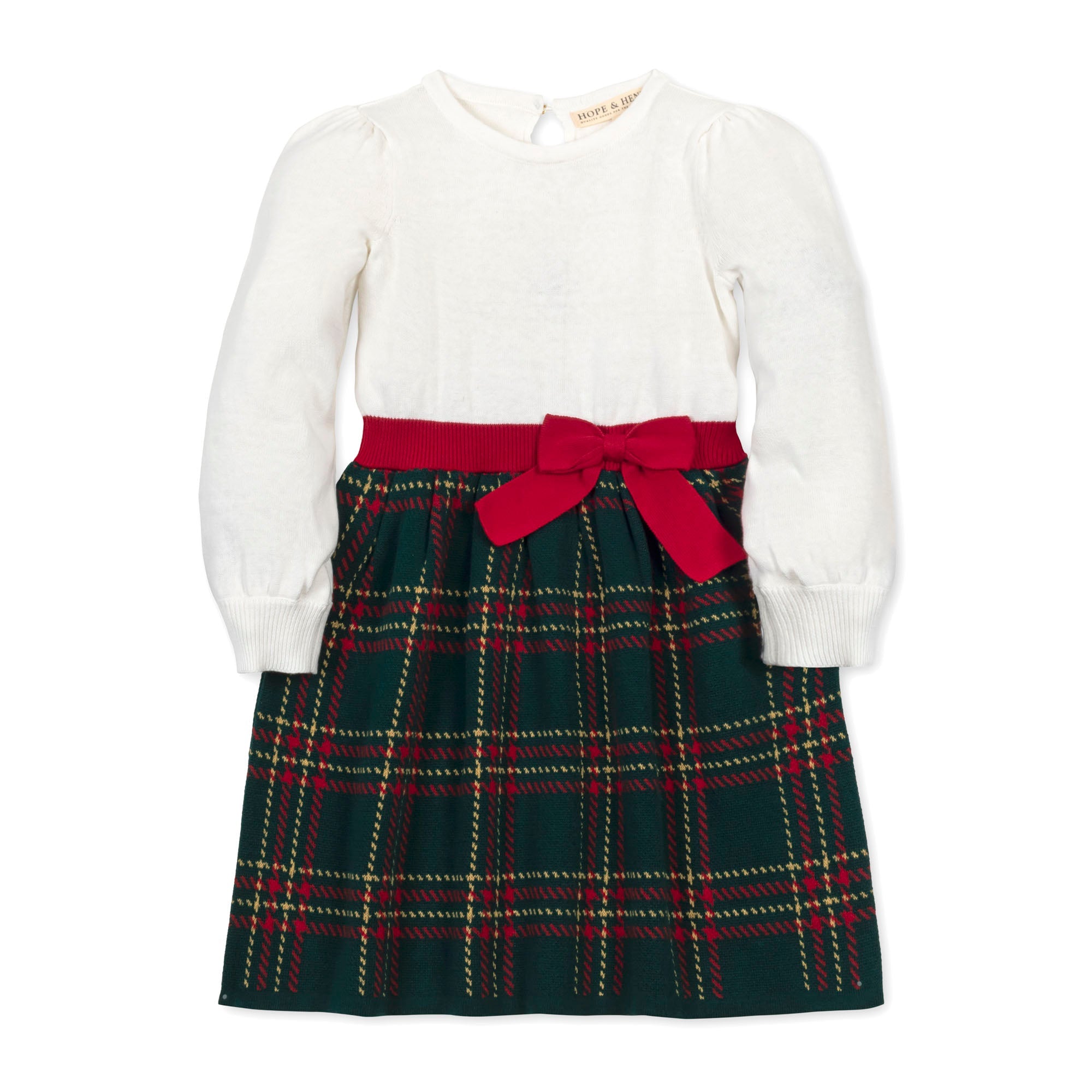Organic Skater Sweater Dress with Bow – Hope & Henry Organic Skater Sweater Dress with Bow – Hope & Henry