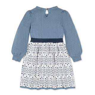 Organic Skater Sweater Dress with Bow