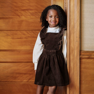 Organic Corduroy Ruffle Jumper