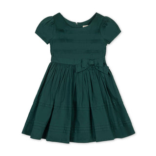 Organic Pleated Sateen Party Dress