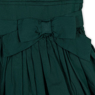 Organic Pleated Sateen Party Dress