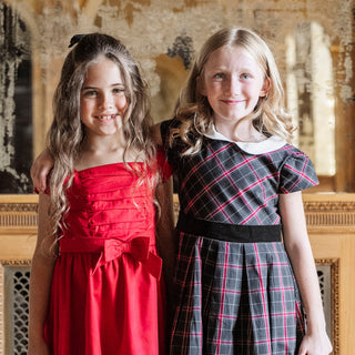 Organic Peter Pan Collar Poplin Dress