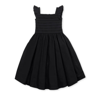 Organic Pleated Sateen Party Dress