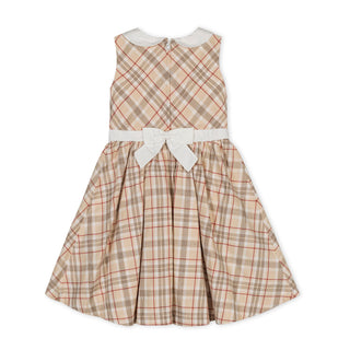 Organic Sleeveless Peter Pan Collar Party Dress - Baby