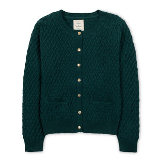 Organic Herringbone Stitch Cardigan