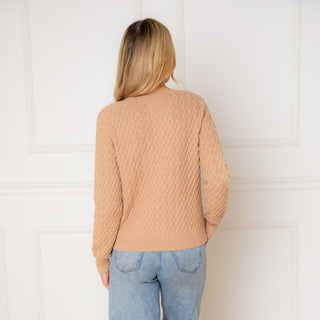 Organic Herringbone Stitch Cardigan