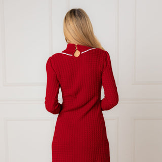 Organic Mock Neck Sweater Dress