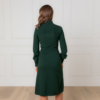 Organic Mock Neck Sweater Dress