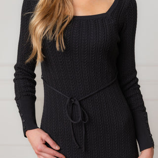 Organic Cable Sweater Dress