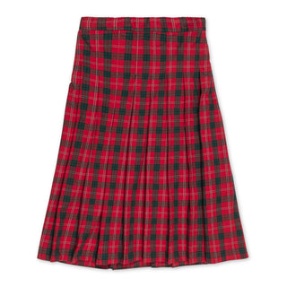Organic Pleated Midi Skirt