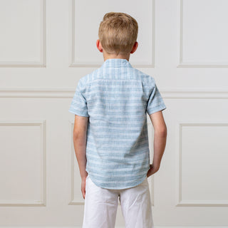 Linen Short Sleeve Button Down Shirt