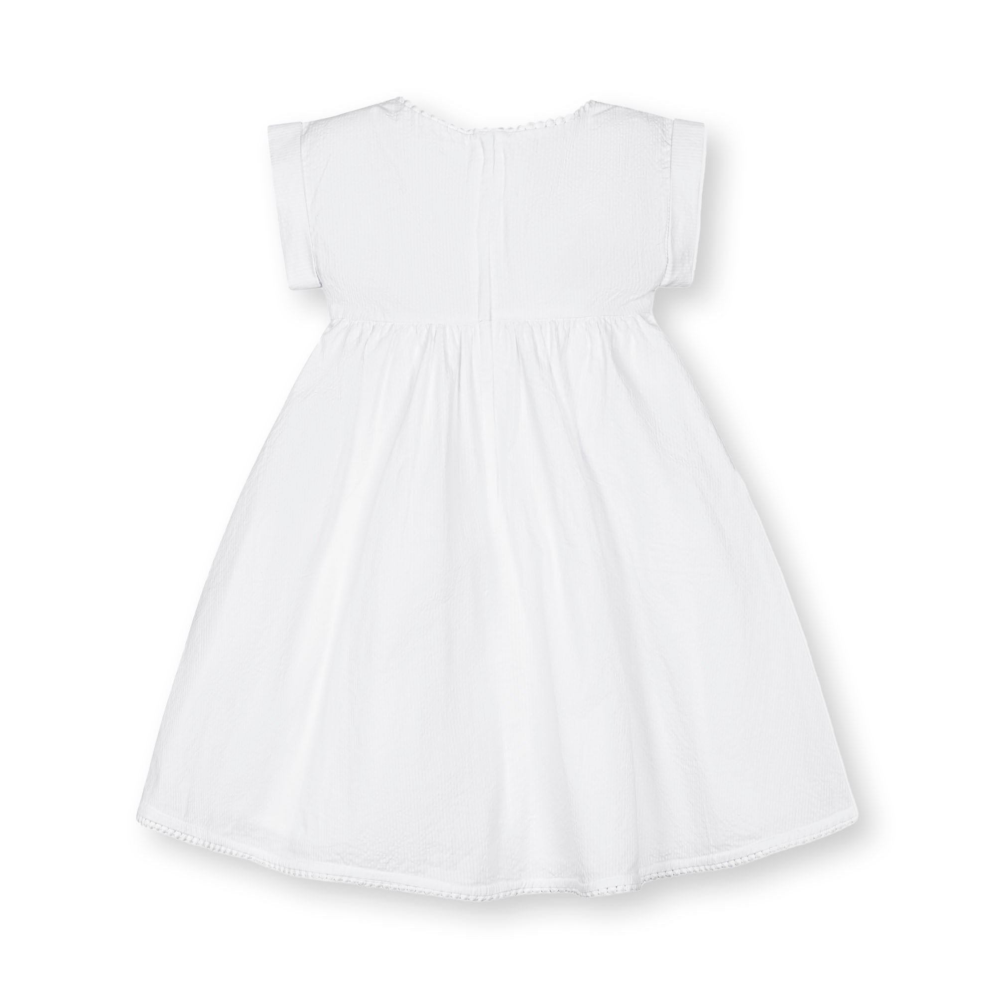 short white empire waist dress Little White Dress Size XS