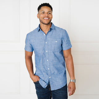 Organic Chambray Short Sleeve Shirt