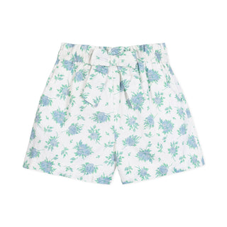 Linen Pull-On Paperbag Shorts