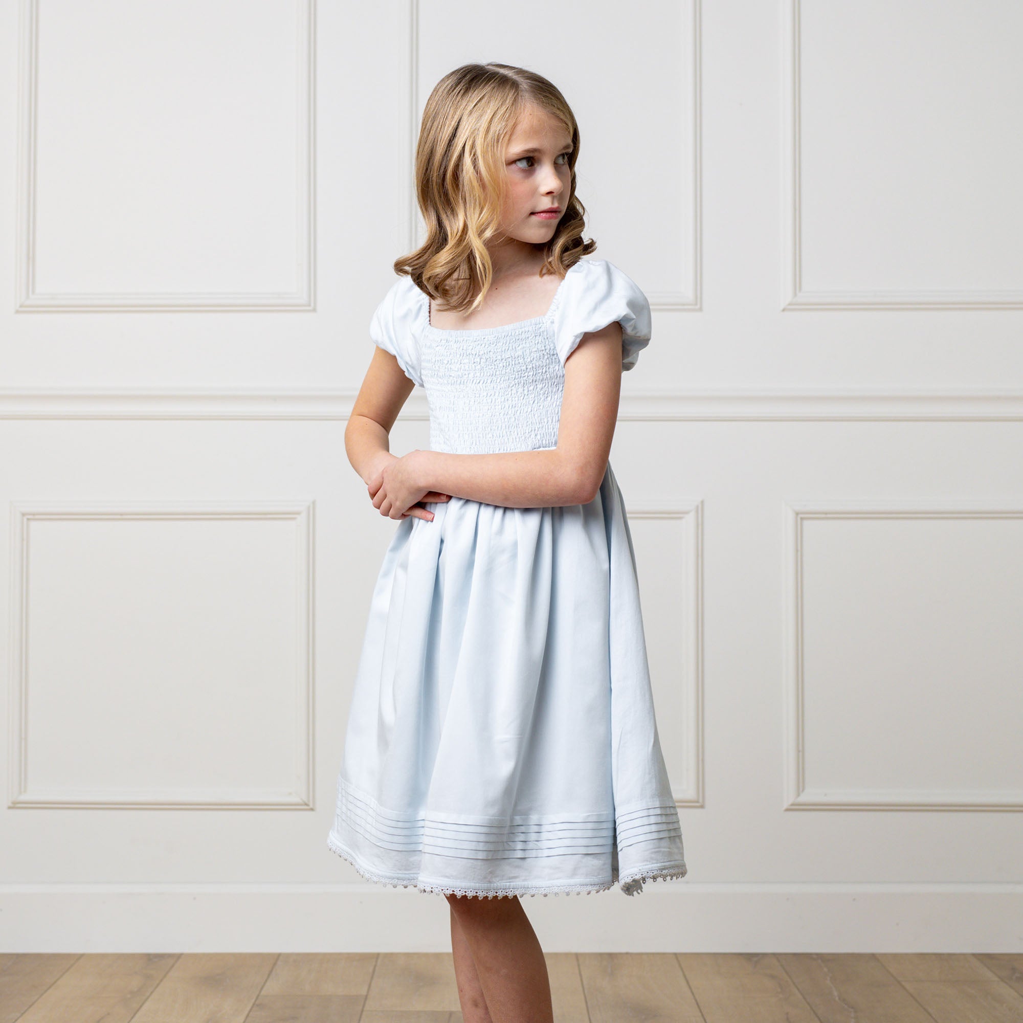 Organic Sateen Flower Girl Dress Hope & Henry Organic Sateen Flower Girl Dress Hope & Henry