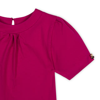 Organic Puff Sleeve Knit Top