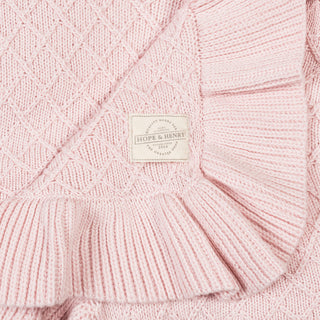 Organic Ruffle Edge Baby Blanket