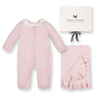 Organic Sweater Ruffle 2-Piece Boxed Gift Set