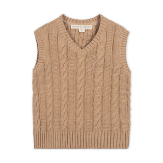 Organic Cable Sweater Vest - Baby