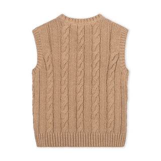 Organic Cable Sweater Vest - Baby
