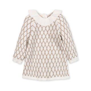 Organic Ruffle Collar Sweater Dress - Baby