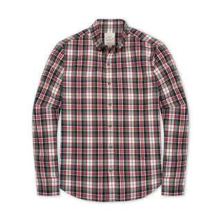 MENS Multi Holiday Tartan Organic Stretch Poplin Shirt