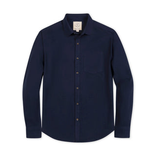 MENS Navy Organic Flannel Shirt