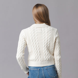Organic Collared Cardigan