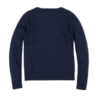 BOYS Navy Flag Organic Crew Neck Flag Sweater