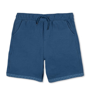 BOYS Stone Blue Organic French Terry Pull-On Short