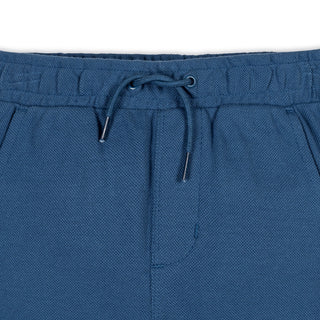 BOYS Stone Blue Organic French Terry Pull-On Short